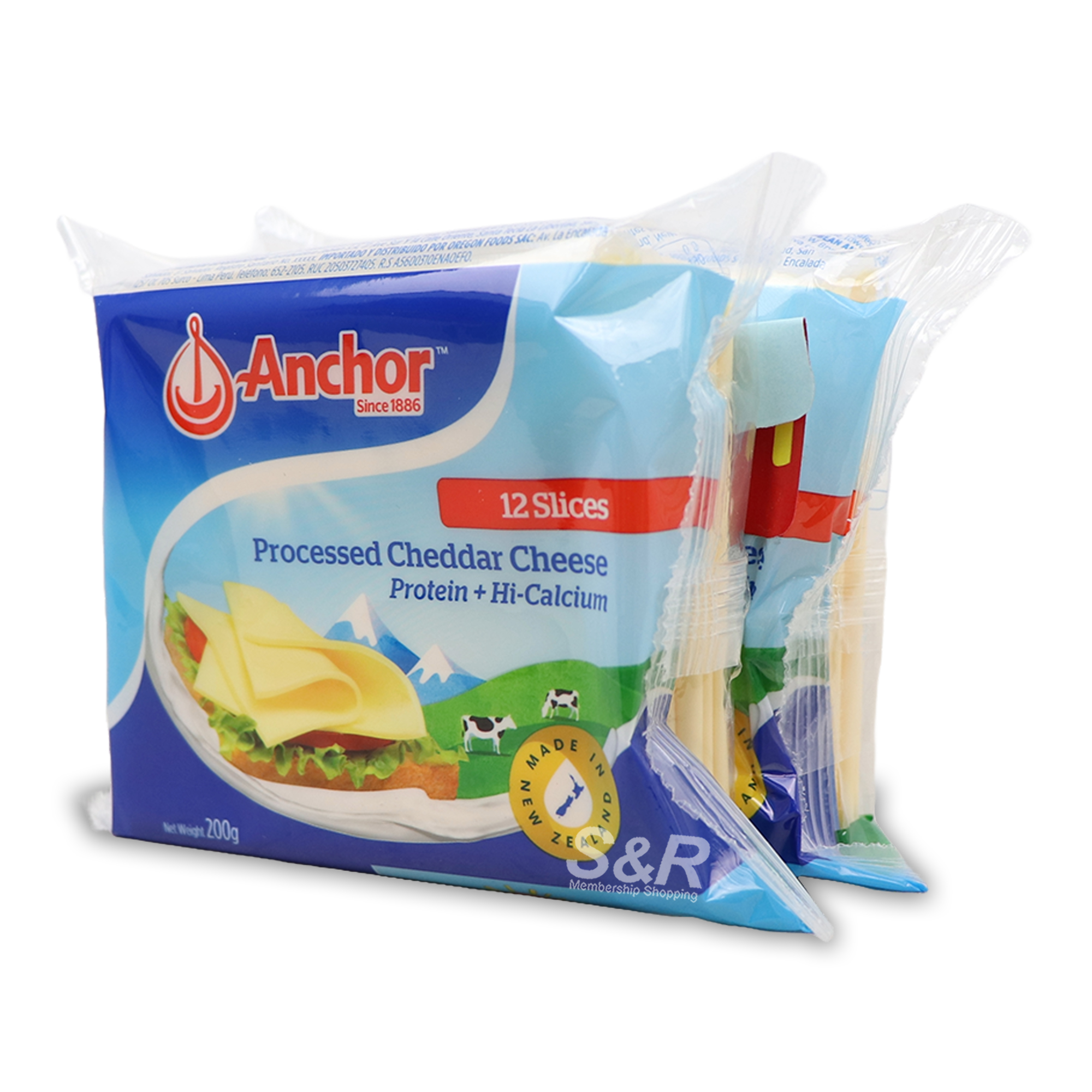 Anchor Cheese Slices 2packs x 12 slices